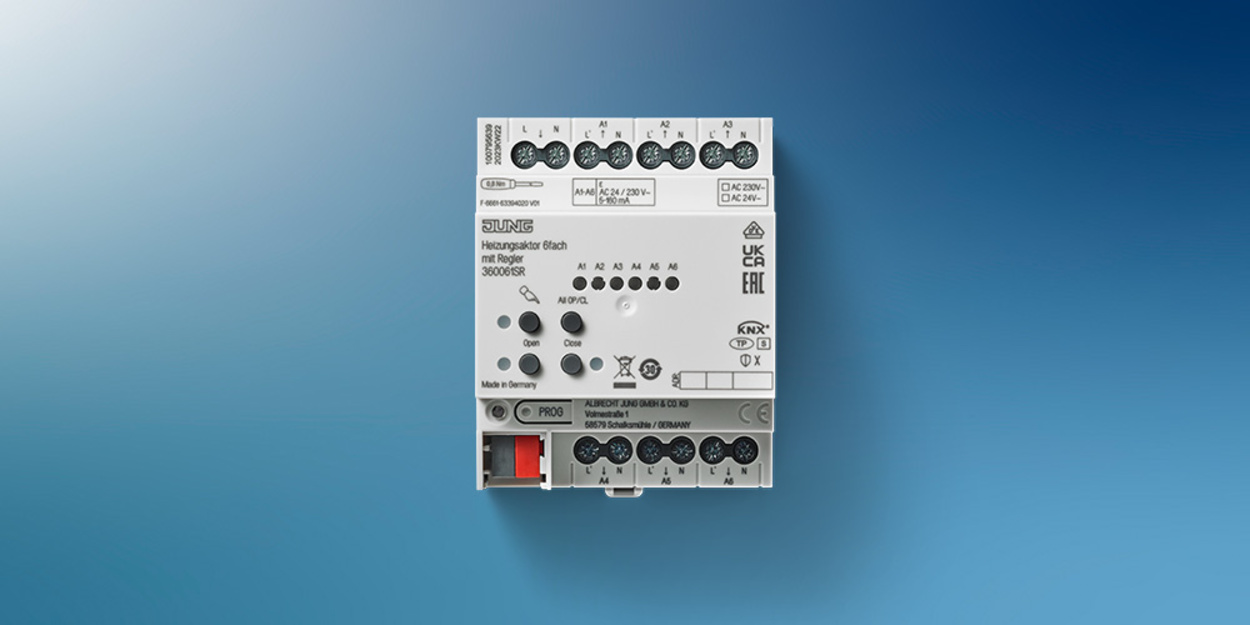 KNX Heizungsaktor 6-fach bei Gerd Schröder Elektroinstallation in Sondershausen